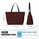 thumbnail image 4 of Easygdp Sexy Red Lips Kiss Bolsa de Viaje de Playa de Gran Capacidad, Bolsa Tote Perfecta para la Playa, Escapadas de Fin de Semana y Viajes, 4 of 7