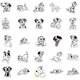 thumbnail image 2 of 50 Pack Dalmatian Dog Stickers Water Bottles Laptop Phone for dog lovers and decoration., 2 of 5