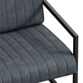 thumbnail image 4 of 1pc Armchair with Metal Frame, Grey, 4 of 5