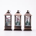 thumbnail image 5 of New liquid Luminous Christmas Small Wind Lantern LED Candlestick Lamp Party Retro Christmas Ornament Gift Home Light up Decore, 5 of 5