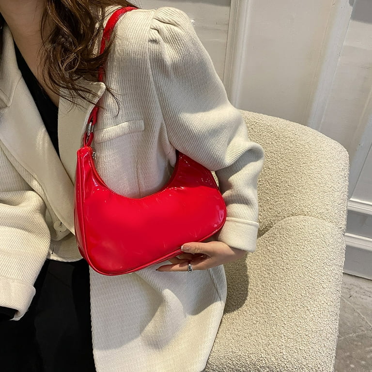 Small Red Patent Leather Bag