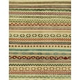 thumbnail image 1 of Ahgly Company Indoor Rectangle Abstract Chrome Gold Yellow Abstract Area Rugs, 5' x 7', 1 of 6