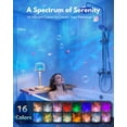 thumbnail image 3 of Lámpara de ducha Funlenry impermeable para baño, 16 colores Ocean Wave, 3 of 7