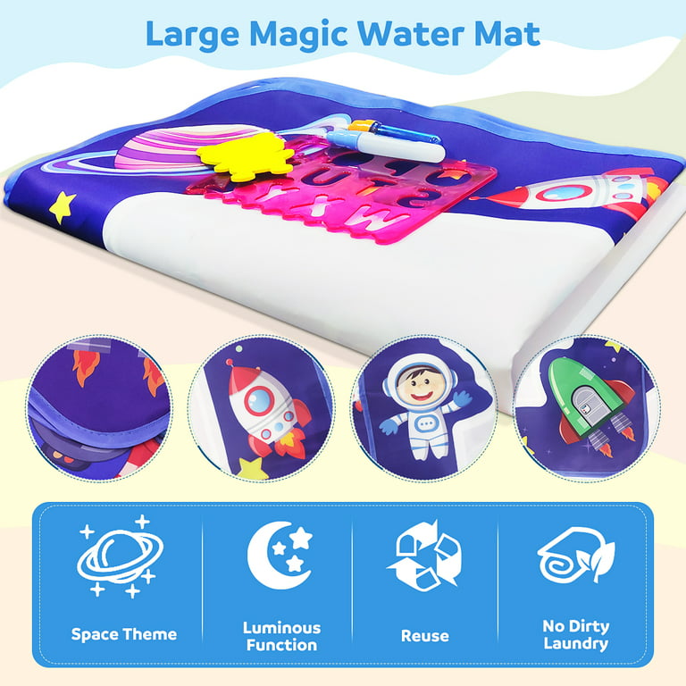 Coloring Mat, Kids Toys Large Water Painting Mat, Toddler Doodle