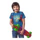 thumbnail image 4 of Playera Fan Army Justice League Talla 8 water fight manga corta azul turquesa, 4 of 4