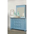 thumbnail image 6 of Sunset Trading Cool Breeze Coastal Wood Dresser and Mirror in Beach Blue, 6 of 6