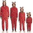 thumbnail image 2 of FOCUSNORM Family Matching Christmas Deer Printed Pajamas Hoodie With Hood, 2 of 6