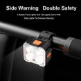 thumbnail image 5 of Luz para bicicleta recargable Luz de advertencia de la luz trasera del ciclismo luz de advertencia de la bicicleta por la noche, 5 of 5