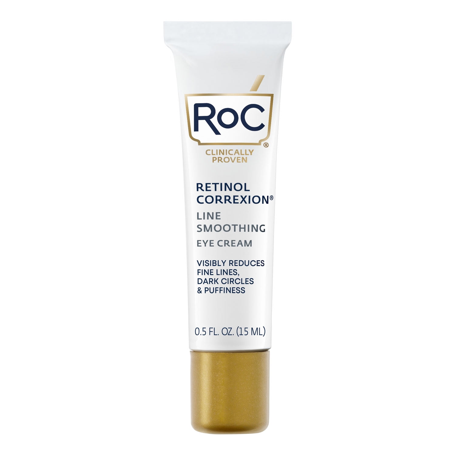 RoC Retinol Correxion Anti-Wrinkle + Firming Eye Cream for Dark Circles & Puffy Eyes, 0.5 oz