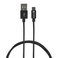 thumbnail image 1 of Cable micro usb a usb G Mobile 1 m, forrado de nylon, negro negro, 1 of 4
