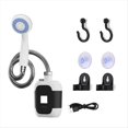 thumbnail image 3 of Bomba de Ducha para Camping con Luz LED, Batería Recargable USB de 2200 MAh para Camping, Senderismo, Mascotas y Lavado de Coches., 3 of 5