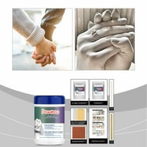 Hand Mold Kit, Professional Hand Casting Powder Set for Lifelike 3D Handprint Keepsake, DIY Memory Preservation Gift for Family Activity