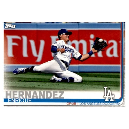 2019 Topps Team Edition Los Angeles Dodgers #LD-8 Enrique Hernandez Los Angeles Dodgers Baseball