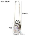 thumbnail image 2 of FORMRS Crossbody Bag for Women Shoulder Cell Phone Purse with Zipper, Purple Flower Pattern, 2 of 7