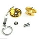 thumbnail image 4 of Carrete de pesca en miniatura, llavero, llavero dorado, 4 of 4