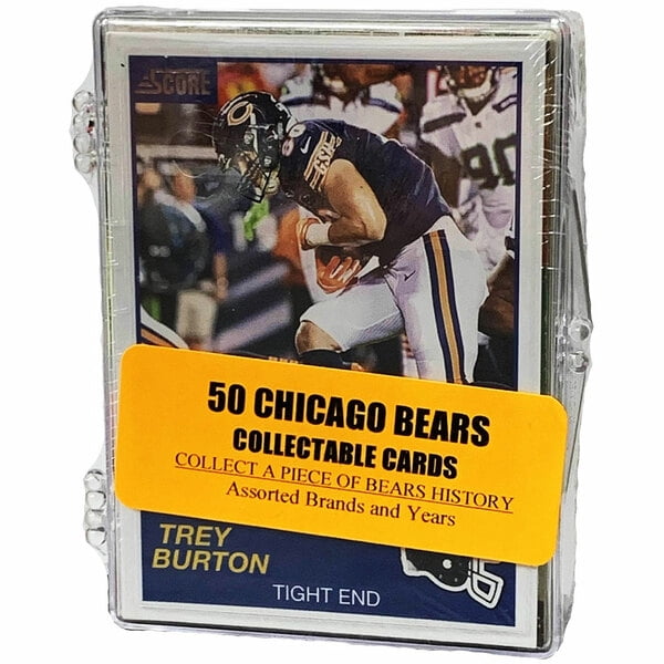 Chicago Bears 50Pack Assorted Football Cards