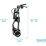 Zoom 22 Rolling Walker - Green - 1 Each / Each - 4222GN
