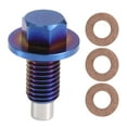 thumbnail image 2 of Oil Drain Plug, Practical Oil Sump Drain Plug With 3 Gaskets For Car Accessories, 2 of 8