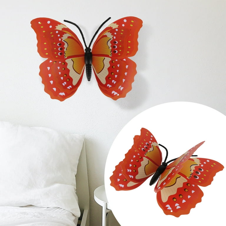 Big Size 40cm Double Layer Fake Butterflies Ornament House Adornment 