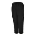 thumbnail image 4 of ICQOVD Fashion Women Plus Size Solid Hollow Elastic Waist Casual Leggings Pants, 4 of 6