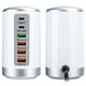 thumbnail image 1 of Cargador de concentrador USB ANGGREK PD-18W Estación de carga rápida múltiple 6 puertos, 1 of 8