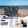 thumbnail image 5 of Wukai Ball Sports Print Zipper Bag,large Beach Tote Bag,Waterproof Sandproof Bag,Grocery and Picnic Tote Travel Bag, 5 of 5