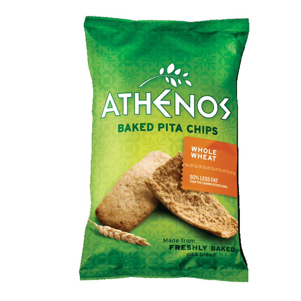 Baked Pita Chips, Whole Wheat (Athenos) 9 oz