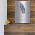 thumbnail image 5 of Luxe Metal Art 'Feather 2' by Incado, Metal Wall Art, 12"x16", 5 of 9