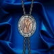 thumbnail image 3 of Bolo corbata para hombres vínculos occidentales con cuero de PU Cordón de cuero Piedra collar Collar de hombre Corbatas de Hombre de San Valentín Decoraciones Decoraciones Adornos Pintura de arena seitruly  AP004543-06, 3 of 6
