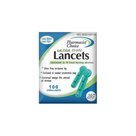 Simple Diagnostics Pharmacist Choice Twist Top 28G Lancets (pack of 100)
