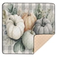 thumbnail image 6 of WOBOGO Gingham Pumpkins Baby Playmats Extra Large Waterproof Rollable Activity Pads for Toddlers 50×50inch, 6 of 7