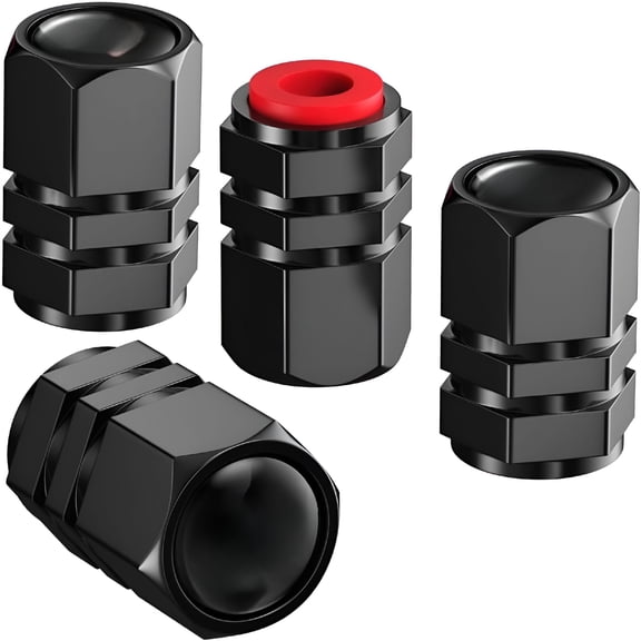 LADYGYM 2026 New 4Pcs Metal Car Wheel Tire Valve Stem Caps for Cars,Trucks,Suvs,Motorbikes