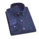 thumbnail image 2 of Blusa y camisa de manga larga con cuello vuelto para hombre, color liso, informal, a la moda, con bolsillos, manga larga, botones, cárdigan, sudadera con capucha, blusa de poliéster para hombre, 2 of 4