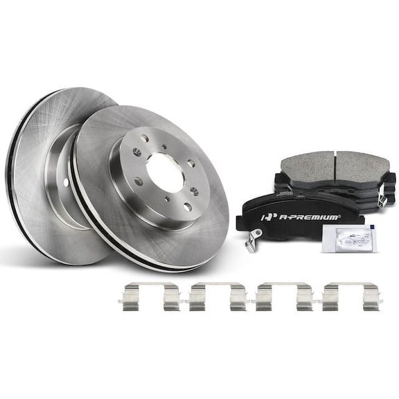 Front Brake Pad and Rotor Kit 6 - Compatible with 1998 - 2002 Honda Accord 2.3L 4-Cylinder 1999 2000 2001