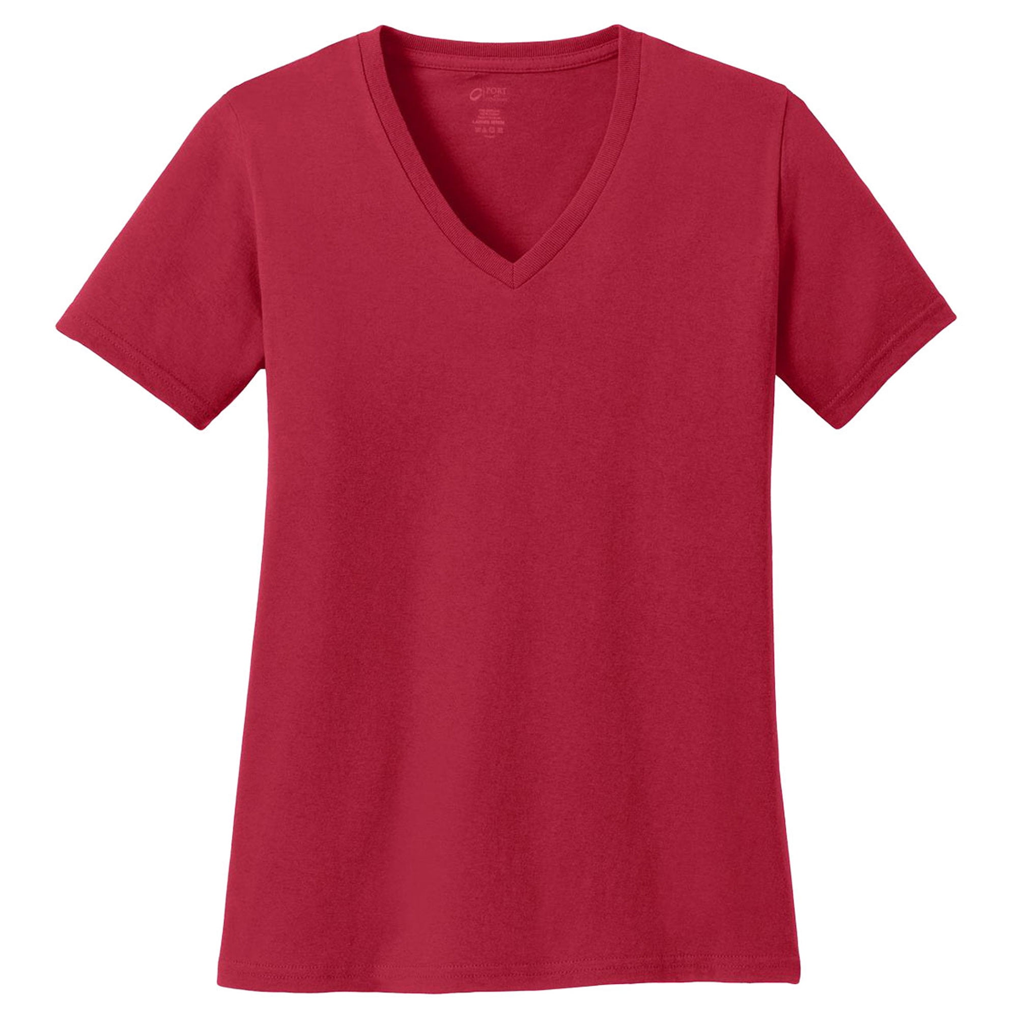 Port & Company - Port & Company Womens V-Neck Fashion T-Shirts ...