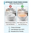 thumbnail image 7 of 50pcs Aluminum Foil Covers Reusable Thickened Insulated Lids Featuring Elastic Edges Stretchable Structure Fits Most Dishware Maintains Freshness Warmth for Kitchen Leftovers Meal Prep Daily, 7 of 7
