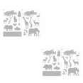 thumbnail image 1 of Ounissouiy Pegatinas de pájaros para ventana, prevención de golpes extraíble, película electrostática, calcomanías de vidrio, decoración de puerta, AnimalA3A4 2piezas Ounissouiy CBP367676, 1 of 6