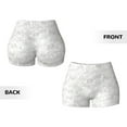 thumbnail image 5 of Fotbe Cute Poodle Dog Seamless Shorts, Womens Workout Shorts High Waist Stretch Booty Short for Gym/Yoga/Running/Biking-X-Large, 5 of 9