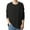 Black, variant on VJATTWR Men's Thermal Shirt with Long Sleeves, Sizes L