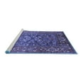 thumbnail image 2 of Ahgly Company Machine Washable Indoor Rectangle Oriental Blue Industrial Area Rugs, 5' x 7', 2 of 4