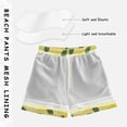 thumbnail image 5 of joogoo Boys Swim Trunks Lemon Beach Board Shorts Drawstring Swimsuit 4T, 5 of 6