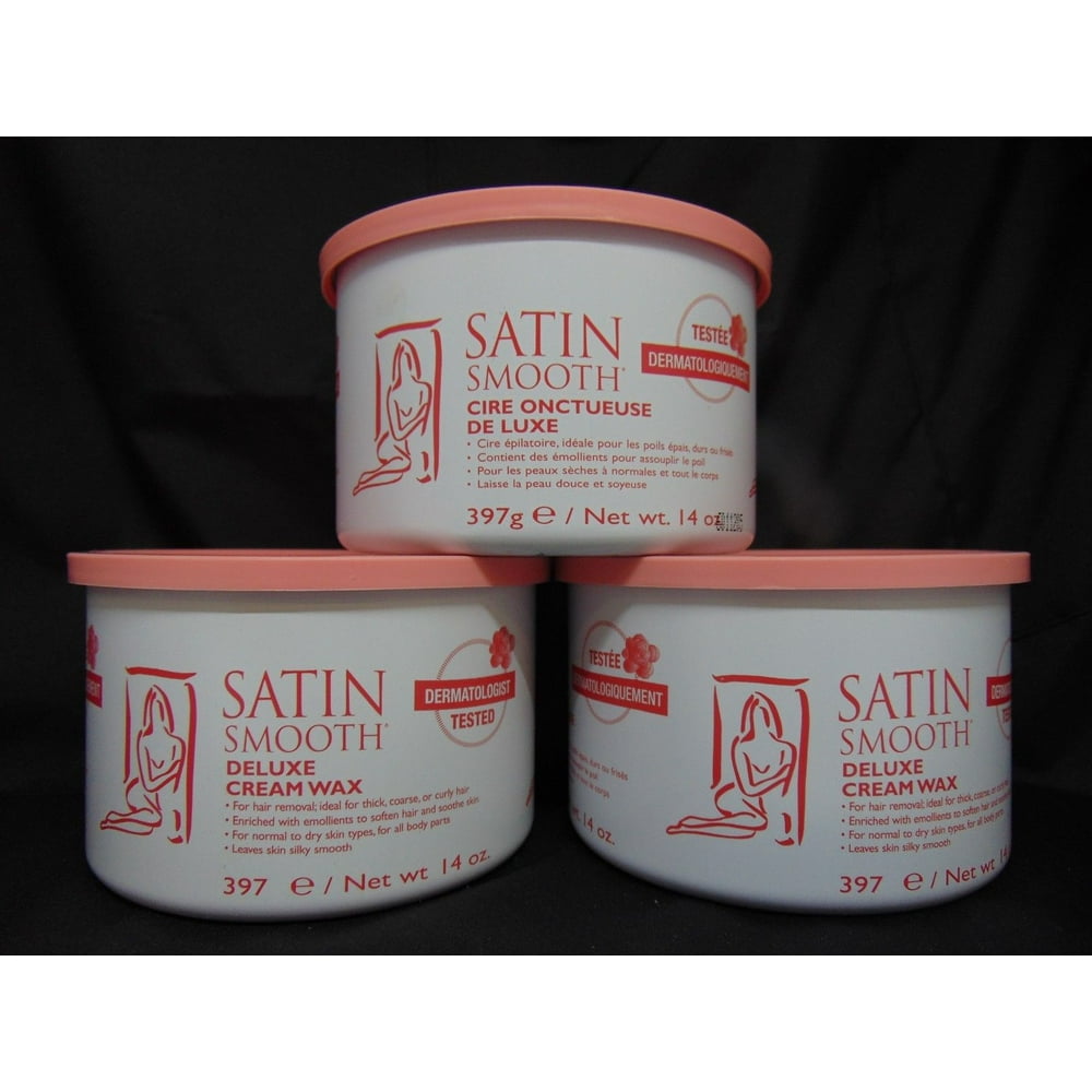 Satin Smooth Satin Smooth Deluxe Cream Wax 14 oz (Pack of 3