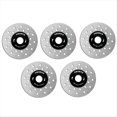 thumbnail image 1 of Disco de Corte para Amolar Rocas de 100 mm de Diámetro, 5 Unidades, Hoja de Ultrafina, Disco Multiagujero para Mármol, Cerámica, Azulejos, Vidrio, Placa Cortadora., 1 of 5