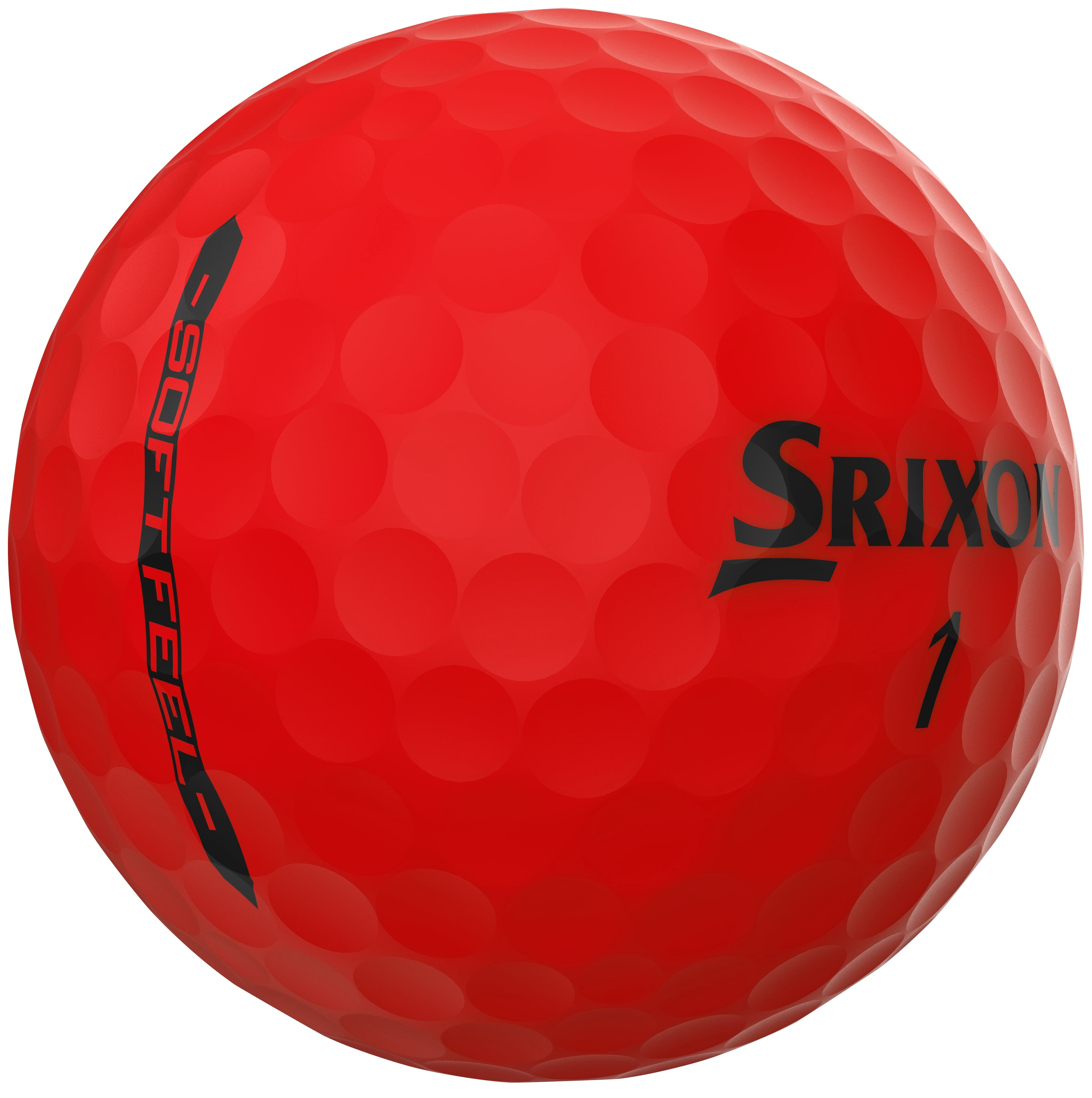 Srixon Soft Feel Brite Golf Balls 1-Dozen Red