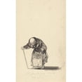 thumbnail image 2 of Francisco de Goya 11x14 Black Ornate Wood Framed Double Matted Museum Art Print Titled: He Can No Longer at the Age of Ninety-Eight (1819-1823), 2 of 5