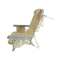 thumbnail image 5 of Bliss Hammocks Aluminum Beach Chair W/ Detachable Cooler Bag, 5 Reclining Positions, 275 Lb. Capacity (Pineapple), 5 of 11