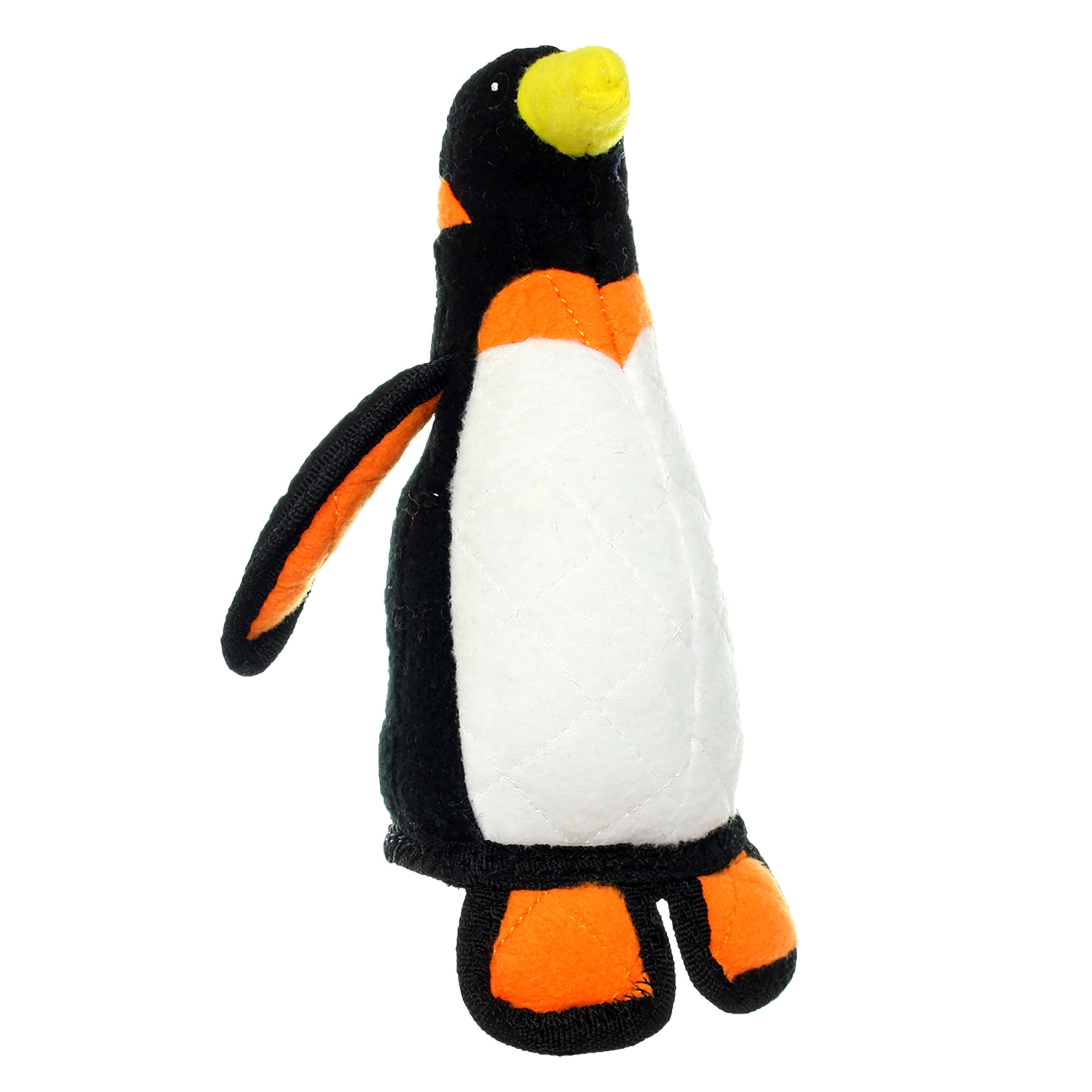 Tuffy Junior Zoo Penguin Durable Plush Dog Toy