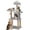 45in, variant on ZephyPaws Small Cat Tree for Indoor Cats with Hammock, 26" Cat Tower with Cozy Condo, Cloud Top Perch, Scratching Posts, and Ball Toy, Pet Furniture for Small Cats & Kittens, Light Grey
