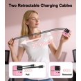 thumbnail image 4 of Cargador de pared retráctil Gan 4 en 1 BLESSOURCE de 35 W, color rosa, 4 of 8