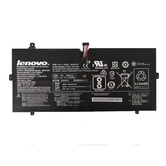 New Genuine Lenovo Yoga 900-13ISK2 7.5V 66Wh 4 Cell Battery L14M4P24 5B10H43261
